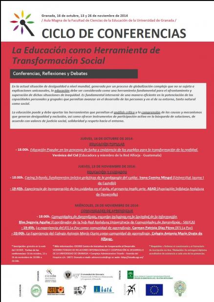 ciclo de conferencias cartel